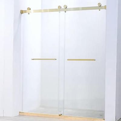 Waterproof Glass Sliding Door Fittings Scratch Resistant Shower Door Runners