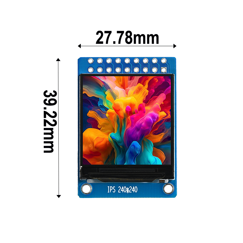 1.3-inch IPS high-definition parallel port with 240x240 resolution ST7789 square TFT liquid crystal screen,segment lcd display,segment lcd