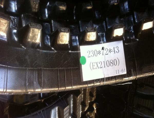 Voie en caoutchouc 230*72*43 de Yanmar C6r Volvo Ec15rb pour l'excavatrice