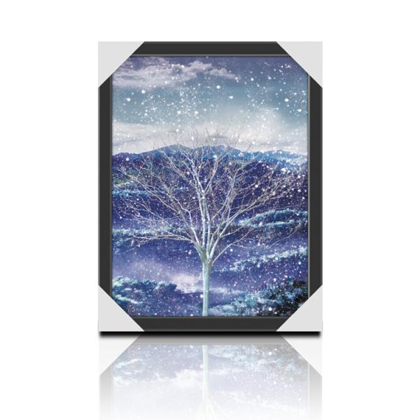 Four Season Tree Design Printing 3D Lenticular Flip Effect Home Decoration