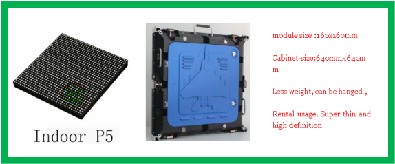 P5 Outdoor LED Monitor SMD2121 640mm X640mm Stand Die-Cast Aluminum Cabinet 3 Years Warranty