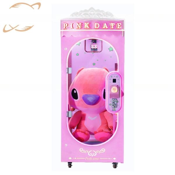 Dreamland Coin Operated Cut Your Prize Claw Gift Game Machine Arcade pink date Plush Toy prize Vending Machine
