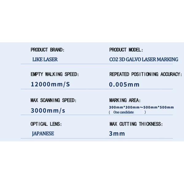 80W 100W 130W CO2 Galvo Laser Marking Machine for Glass Tube Ceramics Crystal Engraving
