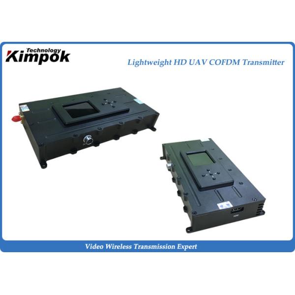 515g Leightweight COFDM Wireless Transmitter NLOS Camera Video Sender Encryption