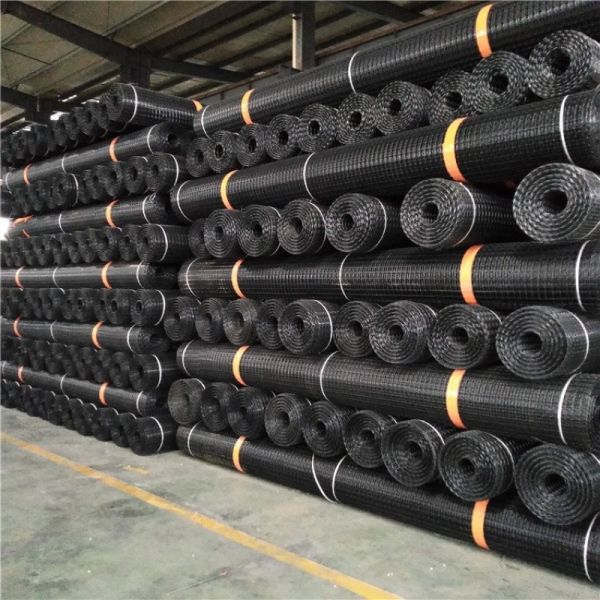 Two Direction Biaxial Plastic Geogrid  2m To 6m Biaxial Polypropylene Geogrid