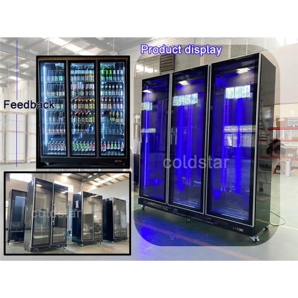 Commercial Bar 3 Glass Doors Upright Display Fridge