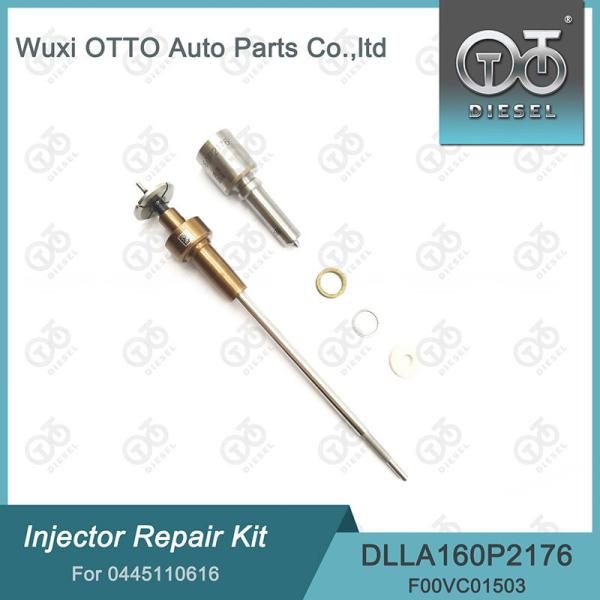 Bosch 0445110616 Injector Repair Kit with DLLA162P2176 Nozzle