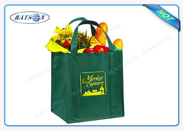 90Gsm 100Gsm Non Woven Fabric Bags With Reinforced Handles