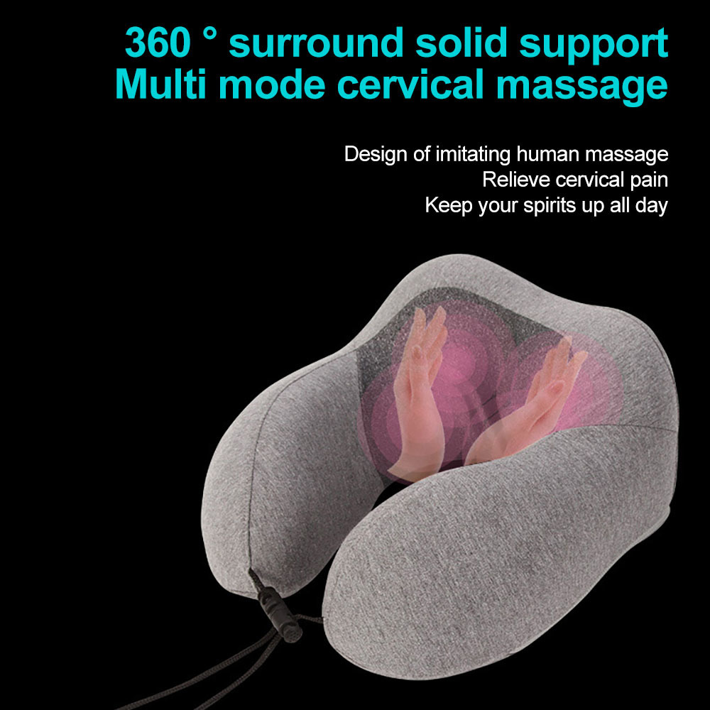 Best Seller Portable U Shape Massage Shiatsu Neck Mssager Cordless Neck Massage Airplane Car Travel Pillow