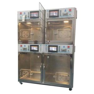 Jaula del animal doméstico de L1410*D840*H1900 ICU para el perro y el gato