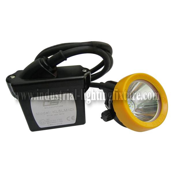 Портативная головная лампа 3.7V KL5LM горнорабочих СИД, минирование СИД CE освещает IP67