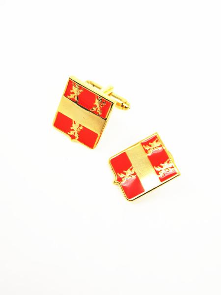 Different Styles Unique Mens Cufflinks , Metal Plated Gold Silver Novelty Cufflinks