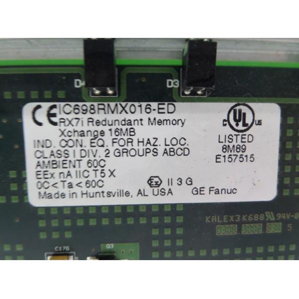 IC698RMX016 GE Redundant Memory Exchange Module (модуль для обмена избыточной памятью)