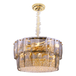 Посветите яркой курят K9, который люстре закоптелого кварца хрустальной люстры Tricolor