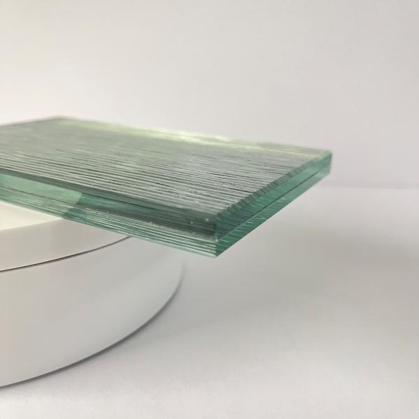 Ripple Clear Textured Glass Panels Household Architectural Textured Glass