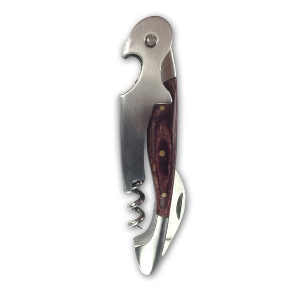 Wooden Metal Corkscrew Bottle Opener ,  Personalized Wine Cork Remover