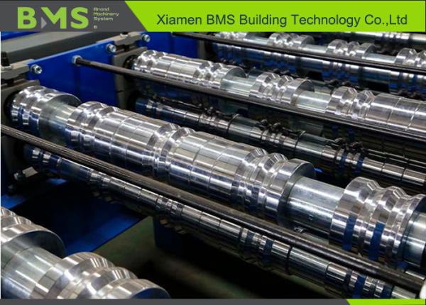0.3 - 0.8mm Thickness Chain Drive Roofing Panel Roll Forming Machine
