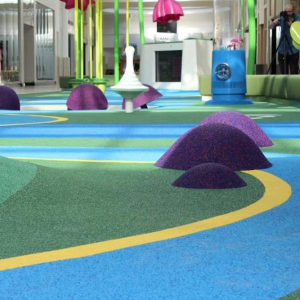 Зерна спортивной площадки EPDM резиновые мульчируют для ровных поверхностей продолжительных