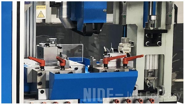 Fully Auto Armature Rotor Turning Machine Plc Control In Blue / Customized Color