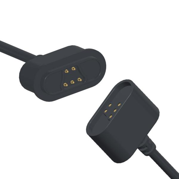 Connecteur de câble magnétique personnalisé 12V 5A Connecteur magnétique masculin et féminin