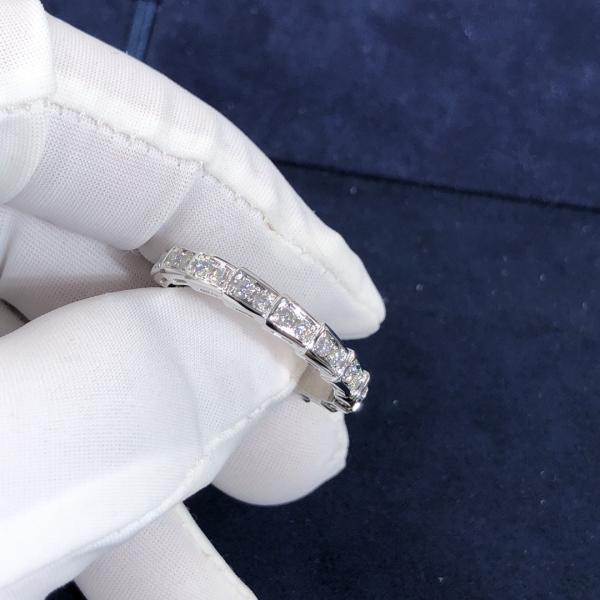 Elegant   Customized 18K Gold   Serpenti Viper Ring Diamond Ring Yellow Gold White Gold