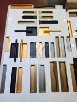 Profils en aluminium de meubles de chambre à coucher de traction de porte de cuisine pour des boutons de poignées