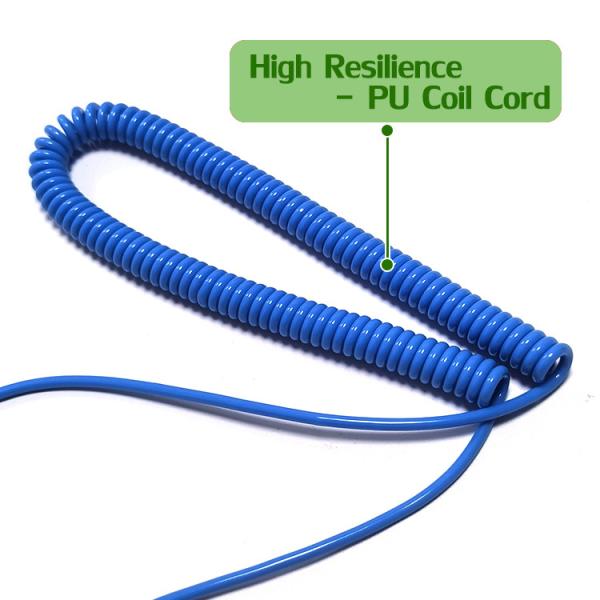 Blue 3meters Line PVC Fabric ESD Wrist Strap Bracelet For Cleanroom