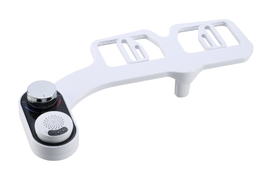 Bluetooth Cold Water Bidet , Bidet Toilet Attachment PP Plastic Seat Cover Material