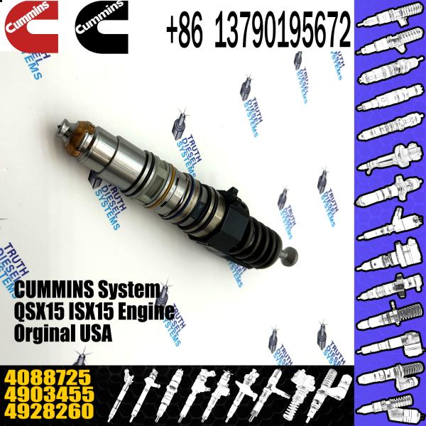 4088725 Genuine Diesel Engine Common Rail QSX15 Fuel Injector 4903455 4928264 4928260 4928260PX 4928260RX
