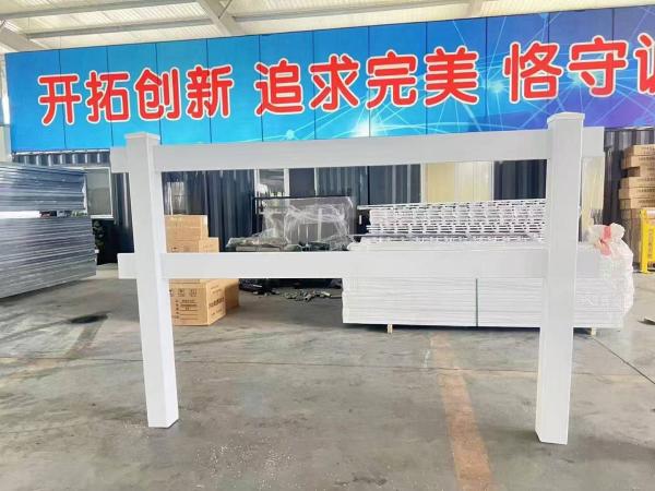Plastic White Pvc Horse Fence 1.5 Meter Height Vinyl Horse Fencing