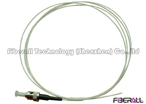 ST Single Mode Fiber Optic Pigtail With 0.9mm Optical Cable And Metal Connector