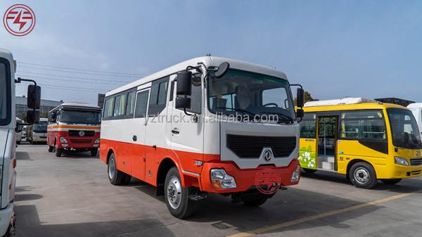 4x4 ônibus de passageiros autocarro de mineração usado 10-19 lugares fora da estrada transportador de pessoal luxo opcional opcional 2022