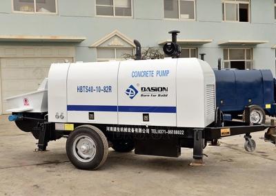 Mini Stationary Beton Cement Pumping Machine Diesel Engine Trailer Mounted Type