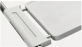 Légère ABS médical Hôpital Table de lit Table à manger plateau réglable