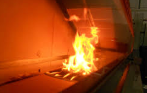 Essai critique de flux rayonnant de revêtement de sol d'équipement d'essai du feu d'ASTM E648-19