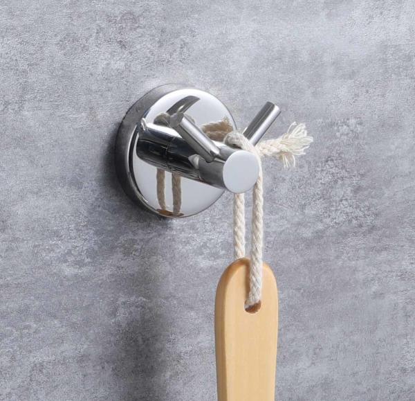 Multipurpose Stainless Steel Robe Hooks For Hanging Towels Coat Mirror Polishing Finish