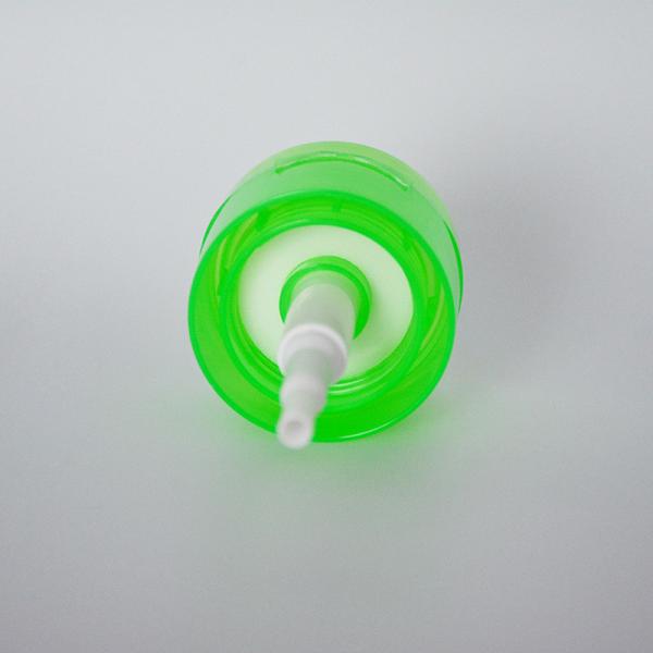 Plastic PET Material Colorful 28/410 33/410 0.5cc Dosage Flip Top Nail Polish Dispenser Remover Oil Pump Leak-proof
