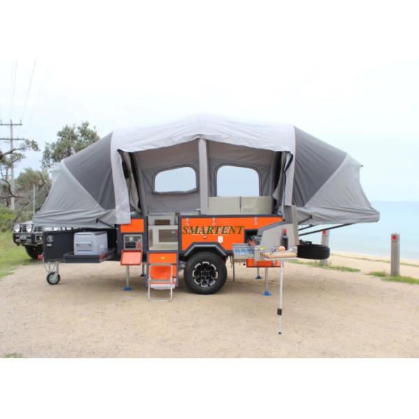 Холста раздувной TPU полиэстера шатра крыши 6X2X1M шатер трейлера туриста рамки трубки на открытом воздухе верхнего