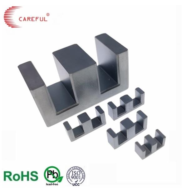 EE100 High Permeability Big Size Ferrite Core / Transformer Core MnZn Material