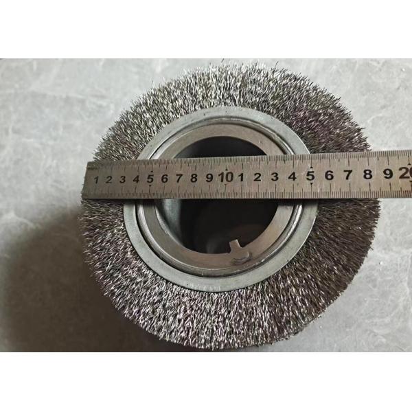 Stainless Steel Corrugated Industrial Steel Wire Roller Brush for Cleaning Metal Parts