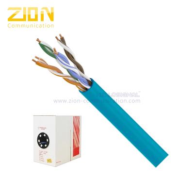 Calibre de diâmetro de fios do cabo 24 da rede de UTP CAT5E 4 pares do cobre desencapado contínuo para Gigabit Ethernet