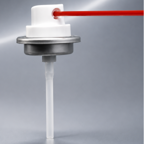 Precision One Inch High-Pressure Stream Tinplate Aerosol Valve for Carburetor Cleaner Applications