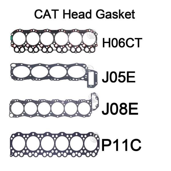 Hino P11C H06CT J05E J08E Excavator Engine Parts 4/6 Cylinder Head Gasket Replacement