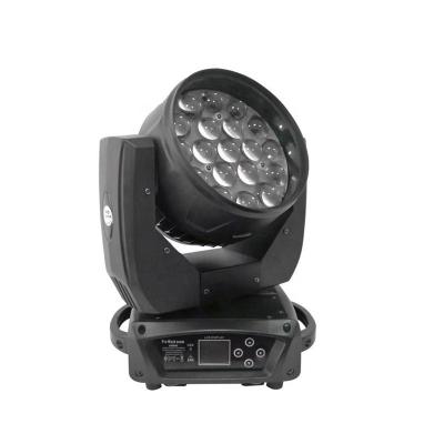 LED Zoom Mini LED Moving Head 19*15W 4In1 RGBW 21/36 DMX Channels
