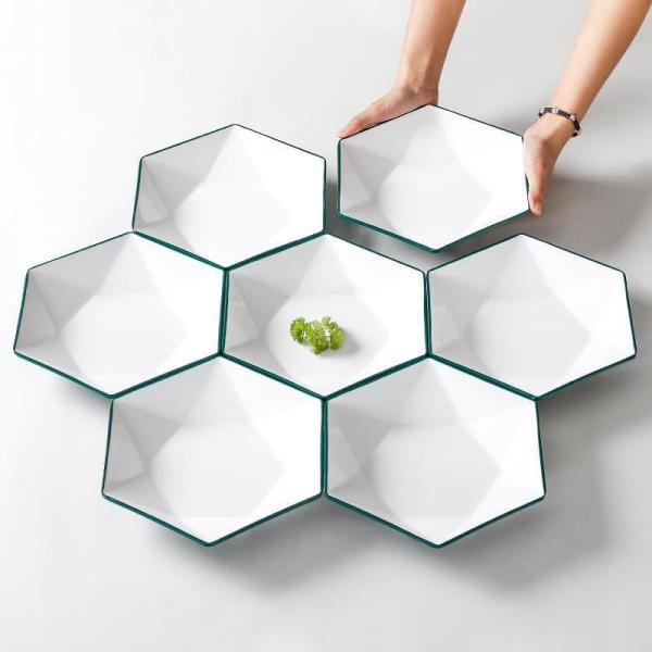 Melamine Hexagonal Bowl for Restaurant/Family Food Enhance Your Dining Presentation