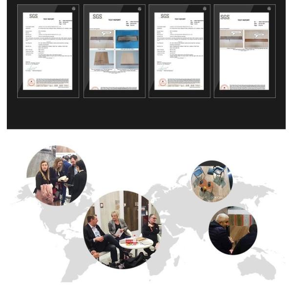 Self Adhesive PVC Plank Flooring Environmental Friendly Glue Anti Corrosion