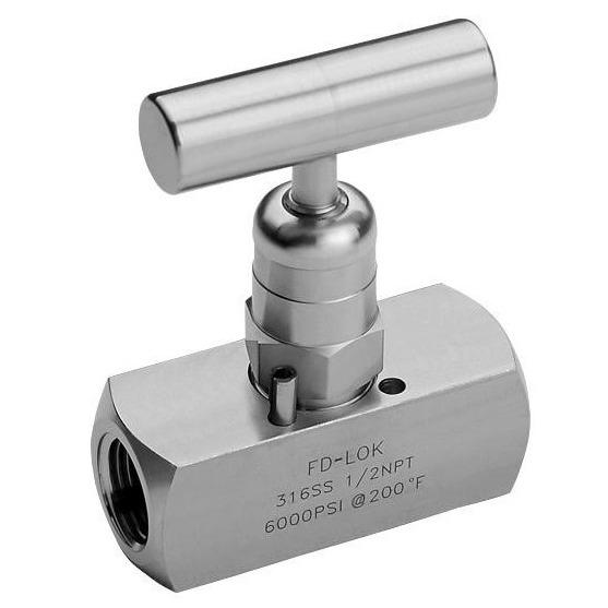 Stainless Steel Needle Valve 1/2 NPT Female Male Thread SS316L 10000PSI