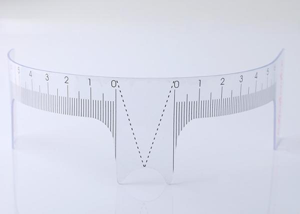 Micropigmentation Ruler / Permanent Makeup Eyebrow Ruler Plastic 22 CM