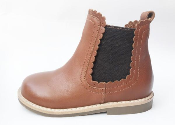 Handmade Side Zipper Baby Ankle Boots For Boys And Girls 3-6 Years Old