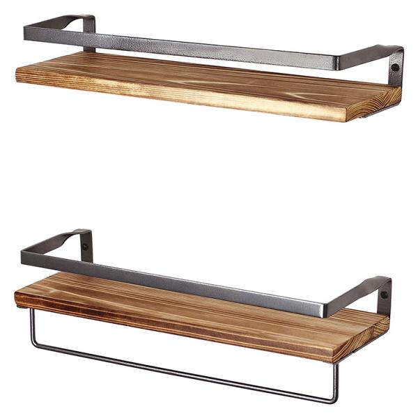 As your request Kitchen Corner Organizer Wall Mounted Type Rustic Wood Bracket Heavy Duty